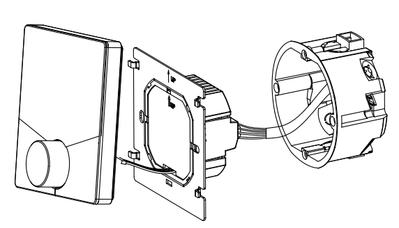 Installation du thermostat pour chaudière WiFi Moes WHT-009-GC-XX-MS_1